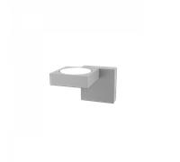 Applique Moderna Up Metallo Grigio 1 Luce Gx53
