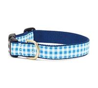 Up Country Bug-C-XL Blue Gingham Collar XL Wide (Larghezza 1) Collare per Cane