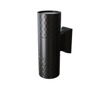 Up Down Lampada da Parete Esterno H:19 CM Piccolo 2x GU10 Nero IP54 Luci Casa