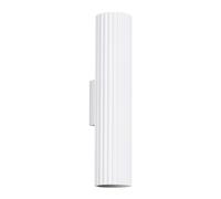 Up Down Wandleuchte Bianco 2x GU10 30 CM Alto Alluminio Parete Faretto Lampada