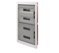 Centralino incasso Gewiss 18x4 moduli trasparente fumè IP40 GW40611