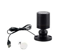 Up Lights Indoor, Adjustable Jewelry Spotlight, Usb Powered Small Design, Wall Art Display Showcase Lighting, 1.57x1.18x0.79 Inches, Black Color, 1 Piece, with Screws and Glue