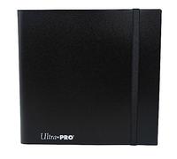 Ultra PRO - Eclipse 12-Pocket Jet Black PRO-Raccoglitore per 480 carte di dimensioni standard, protegge carte da collezione, carte da gioco e carte sportive in maniche ultra PRO Deck Protector
