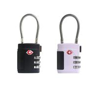 UP Security Lucchetto TSA per bagagli, combinazione di piccoli lucchetti, serrature per bagagli, approvate TSA, lucchetti combinati con cavo per valigie, armadietti da palestra, zaino, custodia per