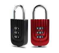 UP Security Serratura per armadietto da palestra con codice, piccola serratura a combinazione per armadietto, lucchetto a combinazione a 3 cifre, lucchetto combinato per scuola, custodia per