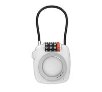 UP Security Targhetta e supporto per Android con serratura a combinazione a 3 cifre, compatibile con Google Find Hub, Android AirTag Item Finder Lock (bianco)