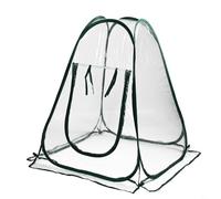 Up Serra per interni ed esterni, tenda portatile per piccole piante con copertura in PVC ispessito e cerchi in acciaio, ambiente caldo e umido per fiori