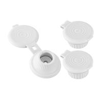 Up Side Bottle Caps - Comodo kit di tappi per svuotamento della bottiglia | Tappo di bottiglia capovolto per shampoo, tappo di bottiglia invertito, 3 tappi per svuotamento bottiglie, coperture