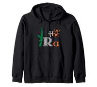 Up The Ra Irish Heritage Celtic Pride Brigade Musica e Divertimento Felpa con Cappuccio