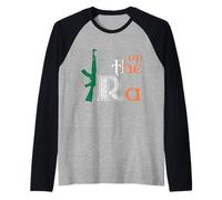 Up The Ra Irish Heritage Celtic Pride Brigade Musica e Divertimento Maglia con Maniche Raglan