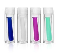 UpaClaire Strumento di estrazione per lenti a contatto, 4 pezzi, cavo in silicone per lenti RGP e sclerali, ventose a stantuffo
