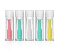 UpaClaire Strumento di rimozione lenti a contatto in silicone 5 pezzi per lenti RGP e sclerali - Ventose con pestello