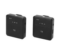 UPALDHOU 2pcs di Tipo C di Tipo Wireless Microfono, Connessione a Livello TV Trasmesso, Tecnologia di Riduzione del Rumore, Ritorno all'orecchio in Tempo Reale con Microfono Importato Leggero e