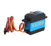 UPALDHOU 35 kg di Servo Digitale Ad Alta velocità Motore Coreless RC Servo per 1: 8 1:10 :12 Barca per Auto RC con Prestazioni Impermeabili IP66 Dureble Ingranaggi Compatti Design