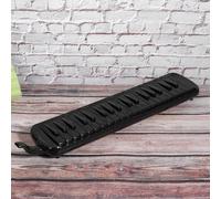 UPALDHOU 37 Melodica Chiave Melodica Professionale con 2 Bocchini e un Sacchetto per i Principianti per Adulti Musicisti (BLACK)