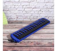 UPALDHOU 37 Melodica Chiave Melodica Professionale con 2 Bocchini e un Sacchetto per i Principianti per Adulti Musicisti (BLUE)