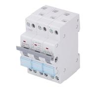 UPALDHOU 3P Doppio Interruttore di Trasferimento di Potenza 63A 400V | Funzionamento manuale, protezione da sovraccarico, montaggio su guida DIN, indicatori visivi, materiale ignifugo