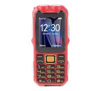 UPALDHOU 4G Telefono Cellulare più Vecchio con Suono Leggero e Torcia per Letto Matrimoniale, Telefono Zinclement Durevole Alla Cella di Grande senior] (rosso)