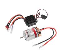 UPALDHOU 540 Motore Spazzolato, Alloggiamento in Acciaio Inossidabile Motore RC Ed ESC, Cablaggio Flessibile, Ampia compatibilità per Auto Assiale SCX10 1/10 RC (22T)