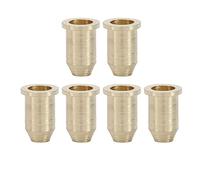 UPALDHOU 6 Ferrule a Corda di Chitarra Elettrica, Materiale di Ferro, Accessori per Strumenti per il Corpo della Chitarra, Miglioramento della Trasmissione del Suono e Tempo di Ritardo con (#1)