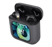 UPALDHOU Auricolari Wireless con Funzione Remota della Fotocamera, Traduzione Multilingue, connettività Stabile, Resistenza Duratura, Prevenzione Persa (GRAY)