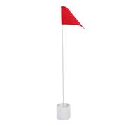UPALDHOU Bandiera da Golf, Set di Tazze Fori - Materiali Premium, Facile Recupero delle Palle, Drenaggio per Tutto il Giorno, Installazione Facile, applicabilità Universale con Fori di Drenaggio,