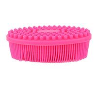 UPALDHOU Basket da Bagno per Bambini, Pennello per Massaggio Al Silicone per la Pelle Secca, Rafforzando il Fisico e Sviluppando Intelligenza, Promuove l'integrazione Educativa, Migliora la (Rosa