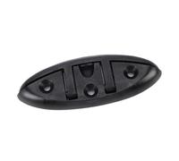 UPALDHOU Bitta Pieghevole per Barca, Bitta Pieghevole Marina in Nylon Finitura Anodizzata Nera da 5 Pollici, Design Flip Up Perni Antiscivolo Distribuzione dello Stress, per Ormeggio Dock per Yacht RV
