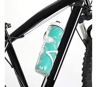 UPALDHOU Bottiglia d'acqua in Bicicletta da 710 Ml, Impugnatura Anti -slittamento, Design Ergonomico, Materiale Premium, Apertura Ampia, Grande capacità, Facile da Bere, Uso Versatile, Doppio (GREEN)