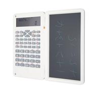 UPALDHOU Calcolatore di Design Silenzioso con Driver Scientifico di Blocco Note a 10 Cifre per Riunioni, Ufficio Leggero e Portatile (WHITE)