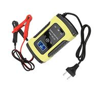 UPALDHOU Caricabatteria Auto 12V 6A Display Digitale Automatico 4-100Ah | Mantenitore Batteria, Alloggiamento in ABS, AGM GEL EFB, Uso Marino Automatico, Ricarica a 3 Fasi, Protezione da Inversione