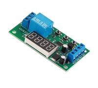 UPALDHOU Contatore di Impulsi Modulo Relè, Temporizzazione | Materiale PCB durevole, 12 modalità di funzionamento, installazione semplice