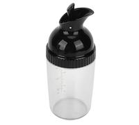 UPALDHOU Contenitore per Condimento per Insalata 200 Ml di BPA Evitare il Barattolo di Perdita con Coperchio per le Forniture da (BLACK)