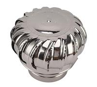 UPALDHOU Coperchio di Ventola a Turbina Anti-Bassa, Copertura del Camino Resistente in Acciaio Inossidabile per 1 Pacchetto Residenziale e Commerciale (#1)