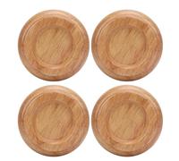 UPALDHOU Coppa della Coppa Universale per Incantabili in Legno Massiccio in Legno Massiccio con Base in Schiuma, e Stabile, Ridurre il Carico del Pavimento, Prevenire il Danno Al Pavimento (Colore