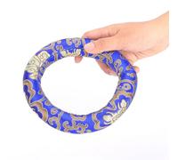 UPALDHOU Cuscino per Ciotola da Canto di Seta, Cuscino di Seta Stabile per Ciotola di Suoni in Cristallo Tibetana da 7-10 Pollici, Sottile Fattura, Aspetto Elegante, Accessorio per stabilità, Fatto