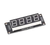 UPALDHOU Display a Segmenti LED, 4 Bit con PCB Trasparente (MRA172E Giallo) | Controllo individuale, alte prestazioni, lunga durata
