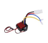 UPALDHOU ESC Spazzolato 60A per Auto RC, ESC Cingolato in Lega di Alluminio con 3 modalità di Guida, Design Impermeabile, 8 Tubi MOS, per Uso Fuoristrada Cingolato RC in 1/10