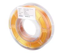 UPALDHOU Filamento PLA Premium Bicolore da 1,75 Mm per la Stampa 3D Creativa Progetti Artistici Durevoli in Oro Rosso da 200 G