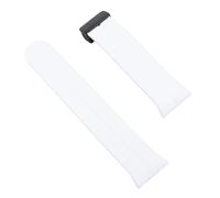 UPALDHOU Fit3 Watch Band, Silicone Secure Fit, Premium Durability, Facile Fissaggio di Piegatura Adsorbibile, per Fit3 (WHITE)