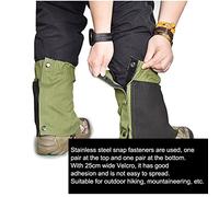 UPALDHOU Gateers Alla Caviglia, Ghette per Gambe, Coperture per Scarpe con vestibilità Regolabile e Sicuro, Materiale Premium, Facile da Indossare e Conveniente, Include un Sacco di Stoccaggio per