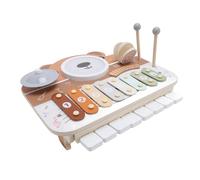 UPALDHOU Giocattolo a Percussione di Musica in Legno, Allenatore di Coordinamento per gli Occhi a Mano, Esplorazione Multi-strumento con Progettazione Arrotondata per attività Genitore-figlio