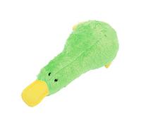 UPALDHOU Giocattolo per Cani di Peluche Stridulo Dall'aspetto Realistico Giocattolo da Masticare per Cani, per il Recupero del Gioco, Adatto Ai Proprietari di Cuccioli, 23x14 Cm (GREEN)