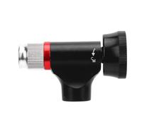 UPALDHOU Gonfiatore CO2 per Bici con Manometro di Precisione, Manicotto | Valvola Presta e adatta al grilletto rapido ad alta pressione Protezione antigelo a dito singolo Corpo in alluminio