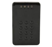 UPALDHOU Hardware Cripted Drive Esterno Portatile, un Alloggiamento USB3.0 Facile da Usare per Trasmissione di Dati Sicuri, Polvere e Impermeabile, ABS, per Disco di Disco Coressd del Meccanico