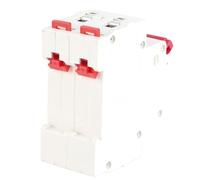 UPALDHOU Interruttore Automatico CC 25A, capacità 6000A | Design modulare, guida DIN da 35 mm, protezione da sovraccarico, sicurezza da cortocircuito, applicazione solare