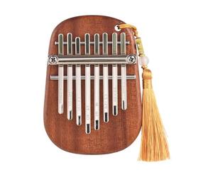 UPALDHOU Kalimba, Strumento Musicale a Pianoforte a 8 Tasti con Chiavi di Nota Incisa, Compatto e Portatile, Facile da Apprendere, Vibranti Variazioni di Colore, Esperienza Uditiva Superiore, Adatto