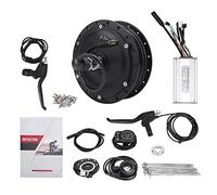 UPALDHOU Kit di Conversione della Bicicletta Elettrica 500W 36V 48 V Motore Set per Fai-da-Te con Motore Silenzioso Senza Spazzole da 20-28 Pollici MeTora del Display LED per 12 G di Ruote (Rapi
