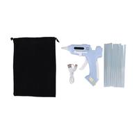 UPALDHOU Kit di Pistola per Colla a Caldo, Strumento di Colla per Colla a Fusione Calda con 10 Bastoncini per Artigianato di Arti Fai -da -te e Riparazioni Rapide in Casa (BLUE)