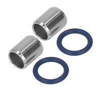 UPALDHOU Kit Perno O-ring Testata 91302 000, Ricambio Perno di Centraggio | Include 2 Perni Metallici e O-ring in Gomma, Montaggio Diretto OE, Sostituzione Antiusura per la Rimozione del Cappuccio